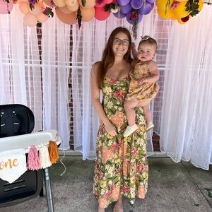 Sleeveless Garden Party Summer Midi Dress